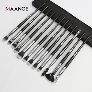 12Pcs Makeup Brushes Set Eyeliner Eyelash Eyebrow